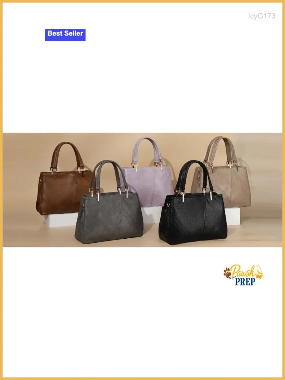 Women's Medium Top Handle Hobo Shoulder Tote Bag Faux Leather Vegan Handbag